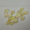 100% Natural Off-White Round Loose Opal 4mm Ethiopian Play of Colors Opals