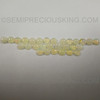 Natural Ethiopian Opal Round Cabochon 4mm Off-White Color VS Clarity Loose Gemstone