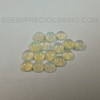 Sheen Ethiopian Opals White/Transparent Round 4mm Loose Play of Colors Welo Opals Gemstone
