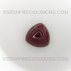 Natural Garnet Trillion Cabochon 9X9mm Burgundy Color VVS Clarity Loose Gemstone