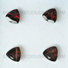 Natural Garnet 9X9mm Trillion Flower Cut Very Good Quality VS Clarity Mozambique Gemstone