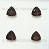 Natural Garnet 9X9mm Trillion Flower Cut Very Good Quality VS Clarity Mozambique Gemstone