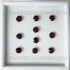 Natural Garnet 5X5 mm Round Flower Cut Very Good Quality VS Clarity Mozambique mines