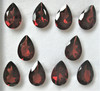Natural Garnet Pear Facet Cut 12X8mm Burgundy Color VS Clarity Loose Gemstone