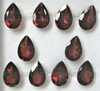 Natural Garnet 12X8 mm Pears Flower Cut Very Good Quality VS Clarity Mozambique mines