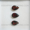 Mozambique mines Natural Garnet 12X8 mm Pears Flower Cut Very Good Quality VS Clarity