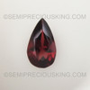 Natural Garnet Pear Facet Cut 13x8mm Rosewood Color VS Clarity Loose Gemstone