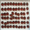 Natural Garnet Oval Facet Cut 5X4mm Burgundy Color SI1 Clarity Loose Gemstone