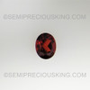 Natural Garnet Oval Facet Cut 5X4mm Umber Color VS Clarity Loose Gemstone