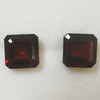 Natural Garnet Octagon Step Cut 10X10mm Umber Color VVS Clarity Loose Gemstone