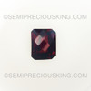 Natural Garnet Octagon Checkerboard Cut 9X7mm Burgundy Color VS Clarity Loose Gemstone