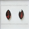 Natural Garnet 16X8 mm Marquise Flower Cut Very Good Quality VS Clarity Mozambique mines