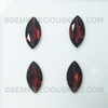 Natural Garnet 14X7 mm Marquise Flower Cut Very Good Quality VS Clarity Mozambique mines