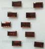 Mozambique Natural Garnet 8X4 mm Baguette Concave Cut Excellent Eye Clean Quality VVS Clarity