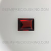 Natural Garnet Baguette Step Cut 8X6mm Burgundy Color VS Clarity Loose Gemstone
