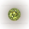 Natural Peridot Round Faceted Cut 5X5mm Parrot Green Color VVS Clarity Loose Gemstone
