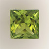 7X7 mm Square Princess Cut Unheated Loose Natural Peridot Exceptional Quality FL Clarity