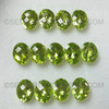 Exceptional Quality 8X6 mm Oval Checkerboard Cut Unheated Loose Natural Peridot  FL Clarity