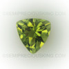 Natural Peridot Trillion Faceted Cut 5X5mm Parrot Green Color FL Clarity Loose Gemstone