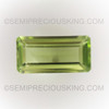 Natural Peridot Octagon Step Cut 10X5mm Intense Green Color VVS Clarity Loose Gemstone
