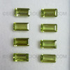 Excellent Quality 10X5 mm Octagon Step Cut Unheated Loose Natural Peridot VVS Clarity
