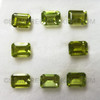 Octagon Step Cut Unheated Loose Natural Peridot Excellent Quality VVS Clarity 8X6 mm