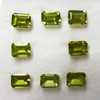 8X6 mm Octagon Step Cut Unheated Loose Natural Peridot Excellent Quality VVS Clarity