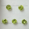 Round Faceted Unheated Loose Natural Peridot Excellent Quality VVS Clarity 6 mm
