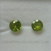 10mm Round Flower Cut Unheated Loose Natural Peridot Very Good Quality Gemstone