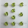 Excellent Quality 6 mm Heart Shape Unheated Loose Natural Peridot VVS Clarity