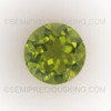 Natural Peridot Round Faceted Cut 7X7mm Parrot Green Color VVS Clarity Loose Gemstone