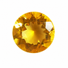 Natural Citrine Round Faceted Cut 16X16mm Amber Yellow Color VVS Clarity Loose Gemstone