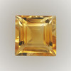 Natural Citrine Square Step Cut 6X6mm Amber Yellow Color VVS Clarity Loose Gemstone