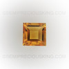 Natural Citrine 6X6 mm Square Step Cut Loose Facet Exceptional Quality Golden Citrine Color Brazil