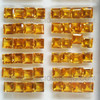 Excellent Quality Natural Citrine 5X5 mm Square Step Cut Loose Facet Golden Citrine Color Brazil