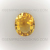 Natural Citrine 12X10 mm Oval Faceted Loose Gems Very Good Quality Amber Yellow Color Brazil