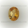 Natural Citrine Oval Faceted Cut 9X7mm Amber Yellow Color VVS Clarity Loose Gemstone