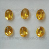 Natural Citrine 9X7 mm Oval Faceted Loose Gems Excellent Quality Amber Yellow Color Brazil