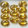 Natural Citrine 14X10mm Oval Bufftop Gemstone for Jewelry Amber Yellow Color Excellent Quality