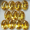 Natural Citrine Oval Bufftop 14X10mm Amber Yellow Color VVS Clarity Loose Gemstones