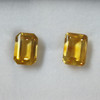 Excellent Quality Natural Citrine 14X10mm Octagon Bufftop Loose Gemstones Amber Yellow Color Brazil