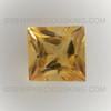 Natural Citrine Square Princess Cut 6X6mm Dandelion Color VVS Clarity Loose Gemstone