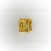 Natural Citrine 5X5 mm Square Step Cut Facet Loose Gems Very Good Quality Dandelion Color Brazil