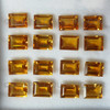 Exceptional Quality Natural Citrine 8X6 mm Baguette Step Cut Facet Loose Gems Madeira Color Brazil