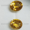 Natural Citrine 14X12 mm Oval Faceted Loose Gems Exceptional Quality Golden Citrine Color Brazil