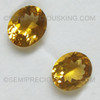 Natural Citrine Oval Faceted Loose Gems Exceptional Quality Golden Citrine Color Brazil 14X12 mm