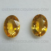 Natural Citrine 14X10 mm Oval Faceted Loose Gems Excellent Quality Golden Citrine Color Brazil