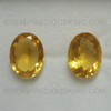 Natural Citrine Oval Faceted Loose Gems Excellent Quality Dandelion Color Brazil 16X12 mm