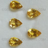 Excellent Quality Natural Citrine 10X7 mm Pears Faceted Loose Gems Dandelion Color Brazil