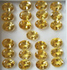 Very Good Quality Natural Citrine 9X7 mm Oval Flower Cut Loose Facet Tuscan Yellow Color Brazil